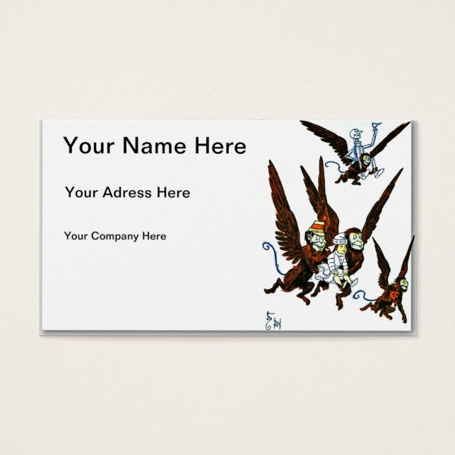 Cartes De Visite Assistant d'Oz (Devant)