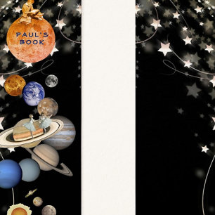 Cartes De Visite Astrologique Nom personnel Stars Planètes Vintage