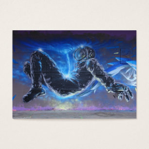 Cartes De Visite Astronaute du graffiti