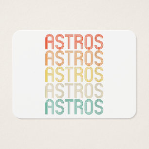 Cartes De Visite Astros de Women