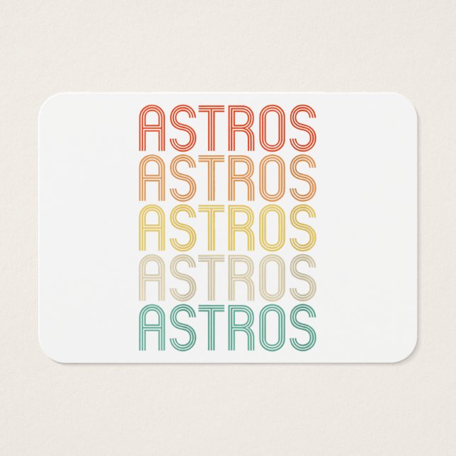 Cartes De Visite Astros de Women (Devant)