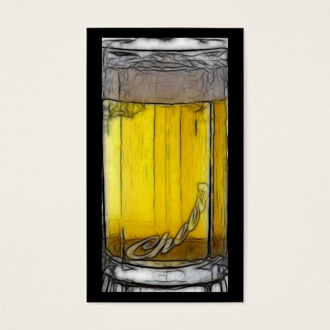 Cartes De Visite ATC de bière (Devant)