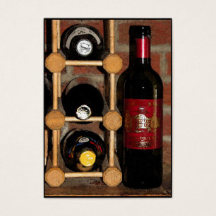 Cartes De Visite ATC de bouteilles de vin