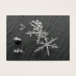 Cartes De Visite ATC de ~ du flocon 49 de neige