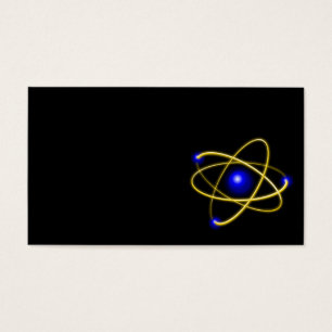 Cartes De Visite Atom atome, physique, particule, science, matière