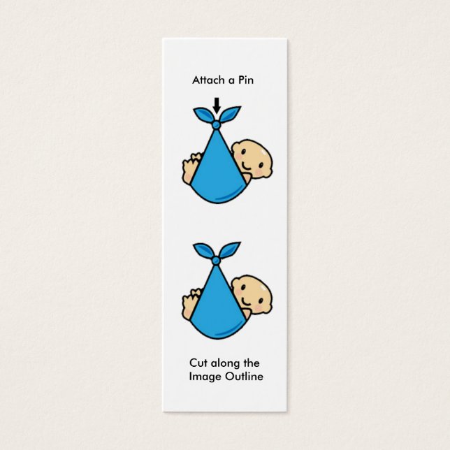Cartes De Visite Attachement de jeu pour bébé1 (Devant)