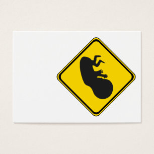 Cartes De Visite Attention : Baby Ahead !
