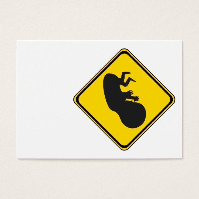 Cartes De Visite Attention : Baby Ahead ! (Devant)