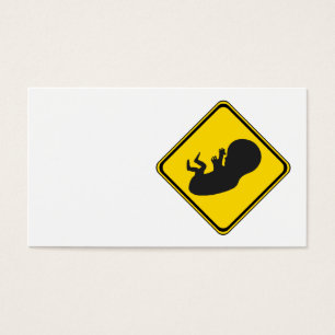 Cartes De Visite Attention : Baby Ahead !