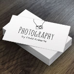 Cartes de visite au design manuscrit sur la photog<br><div class="desc">Cartes de visite minimalistes et manuscrit de photographe.</div>