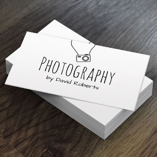 Cartes de visite au design manuscrit sur la photog