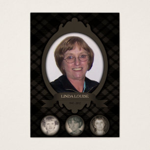 Cartes De Visite au fil des ans annonces de mémorial de photo