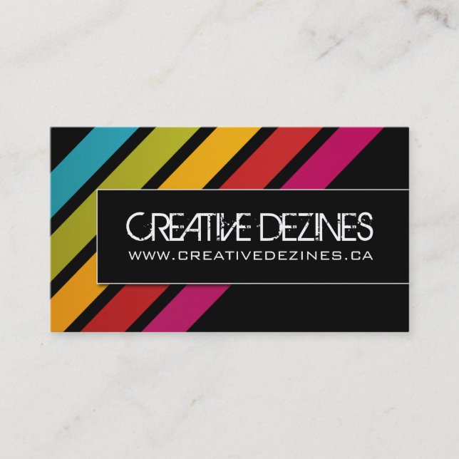 Cartes de visite audacieux et modernes (Devant)