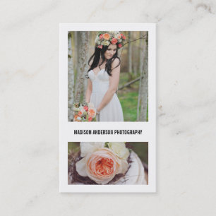 Cartes de visite audacieux minimaux de