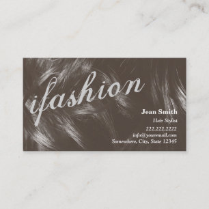 Cartes de visite audacieux modernes de coiffeur de
