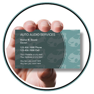 Cartes de visite audio automatiques