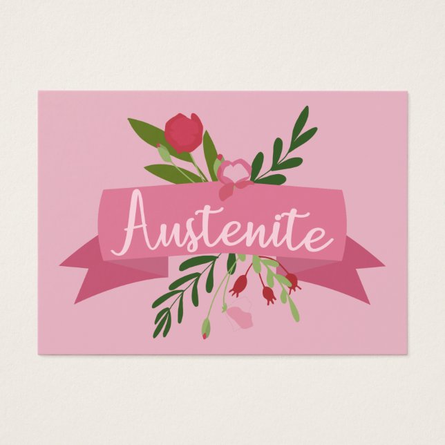 Cartes De Visite Austénite II (Devant)