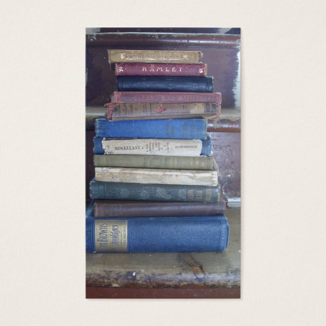 Cartes De Visite Auteur de livres (Devant)
