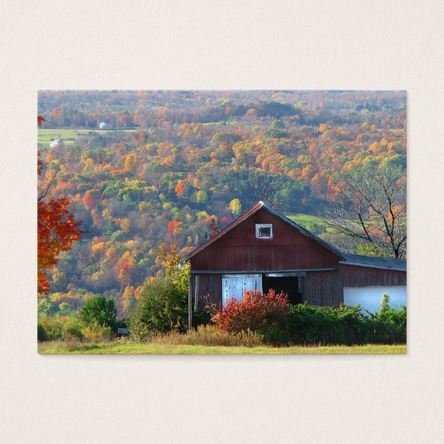 Cartes De Visite Automne Grange et Hills ATC (Devant)