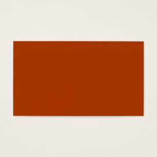 Cartes De Visite Automne Or Robe Profonde Orange Couleur Uniquement