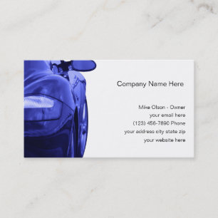 Cartes de visite automobiles