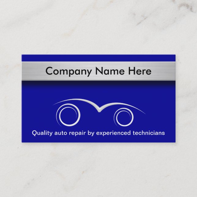 Cartes de visite automobiles (Devant)