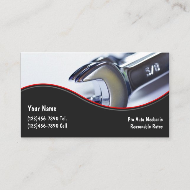 Cartes de visite automobiles (Devant)