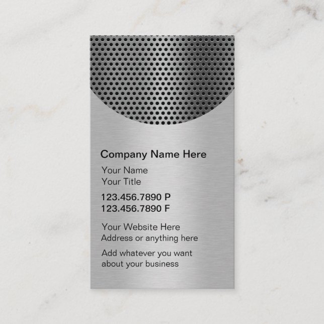 Cartes de visite automobiles (Devant)