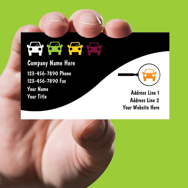 Cartes de visite automobiles (Créateur téléchargé)