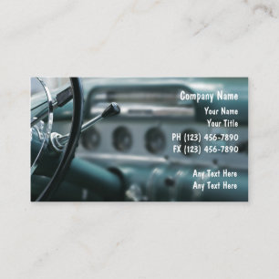 Cartes de visite automobiles