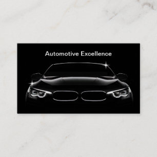 Cartes de visite automobiles Black Core