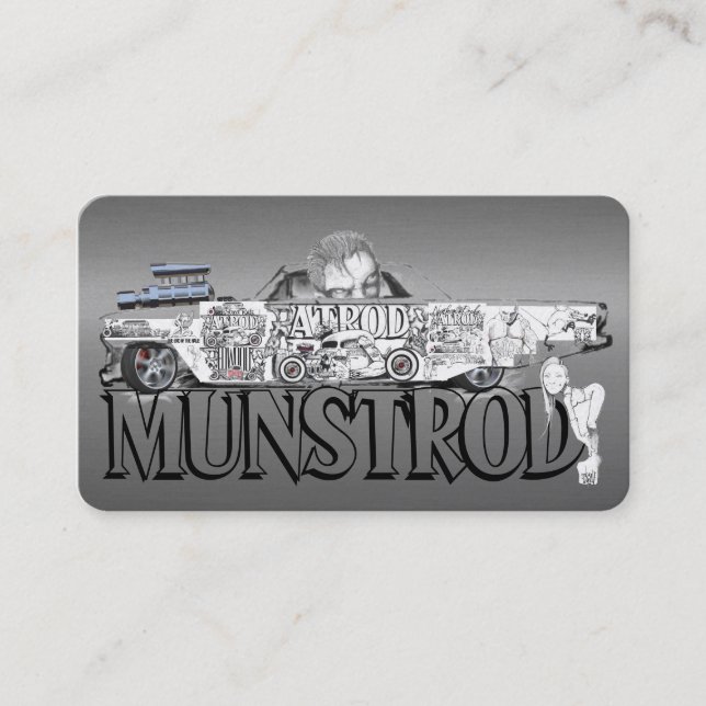 Cartes de visite automobiles classiques (Devant)