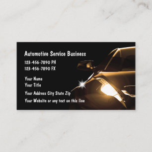 Cartes de visite automobiles cool