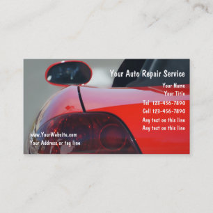 Cartes de visite automobiles sportives