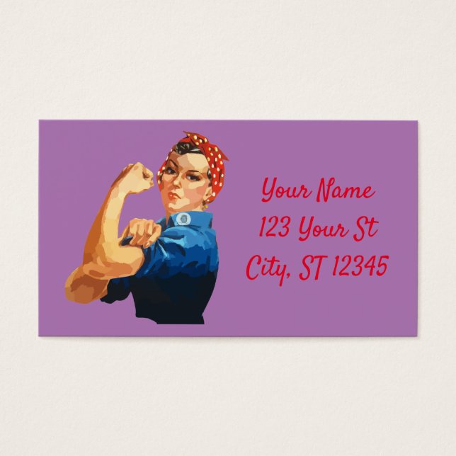 Cartes De Visite Autonomisation féminine Thunder_Cove (Devant)