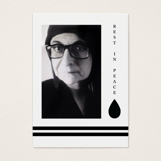 Cartes De Visite autre chose dans le drop de la paix (Devant)