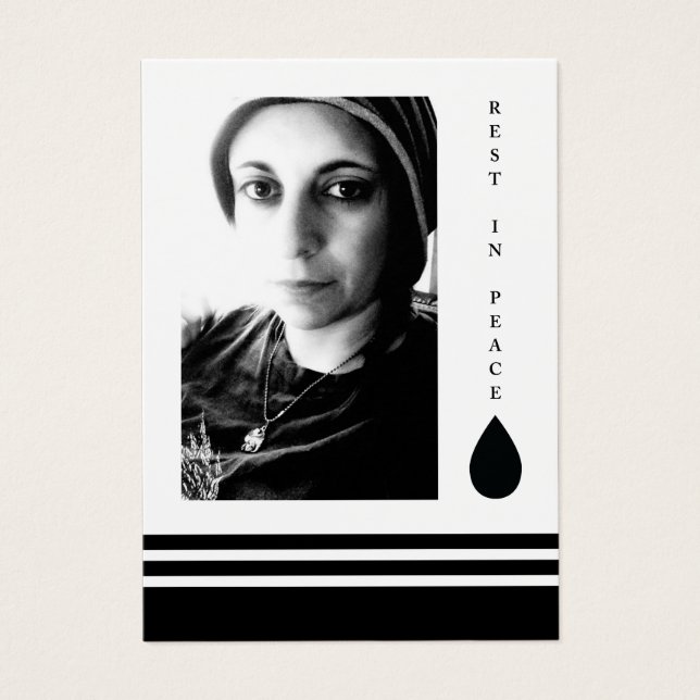 Cartes De Visite autre chose dans le drop de la paix (Devant)