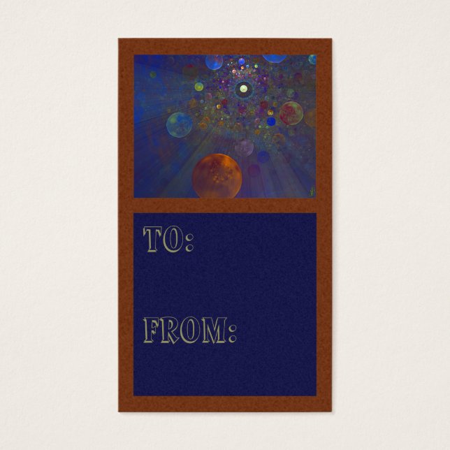 Cartes De Visite Autre univers de l'art Abstrait (Devant)