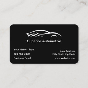 Cartes de visite aux coins arrondis Classy Automot