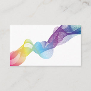 Cartes de visite aux couleurs vives