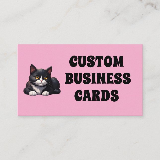 CARTES DE VISITE AVEC LOGO PERSONNALISÉ (Devant)