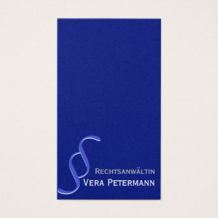 Cartes De Visite Avocat bleu gris blanc