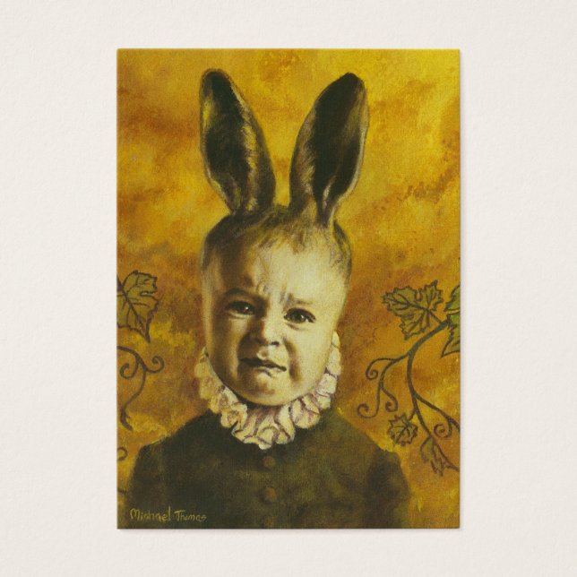 Cartes De Visite Baby Mutant Bunny ACEO Artist Trading Card (Devant)