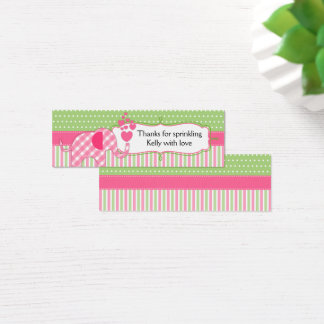 Cartes De Visite Baby Sprinkles Baby shower Merci Tags