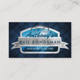 Cartes de visite Bail Bondsman Slogans