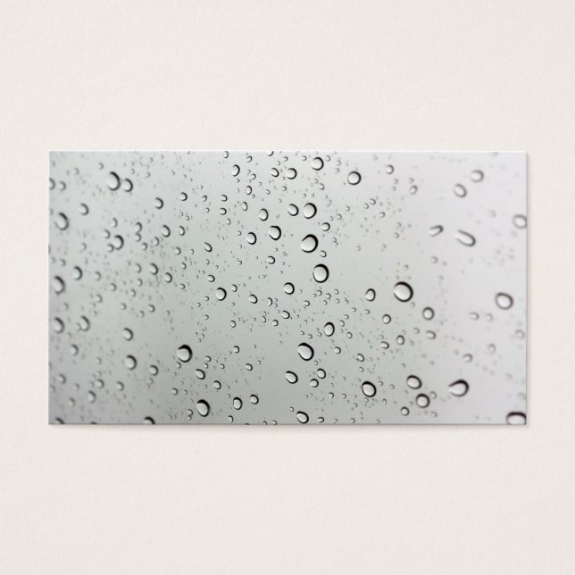 Cartes De Visite Baisses d'eau sur verre (Devant)