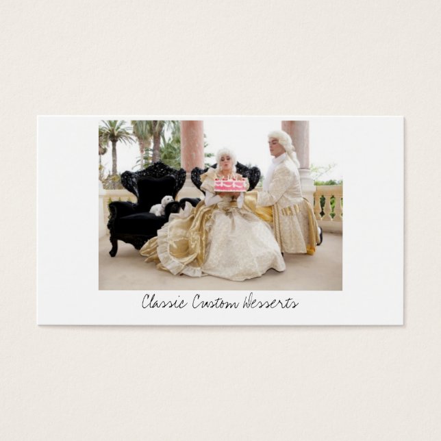 Cartes De Visite Baker (Devant)