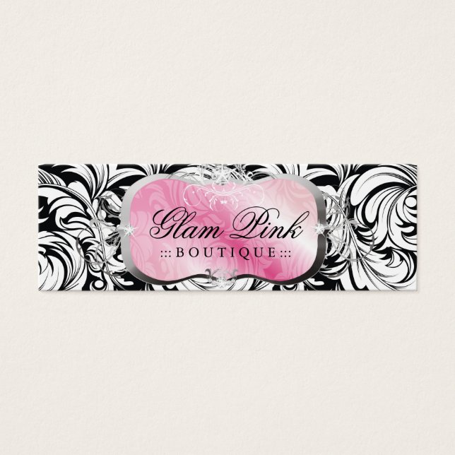 Cartes De Visite Balise 311 Lavish Pink Platter Argent Hang Balise  (Devant)
