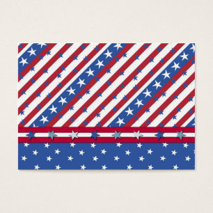 Cartes De Visite Balise cadeau Americana