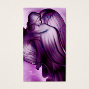 Cartes De Visite Balise Cadeau Angel Violet